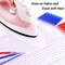 Heat Erasable Fabric Marking Pens with 28 Refills for Tailors Sewing, and Quilting Dressmaking, 4 Colors Heat Erase Pens for Fabrics.